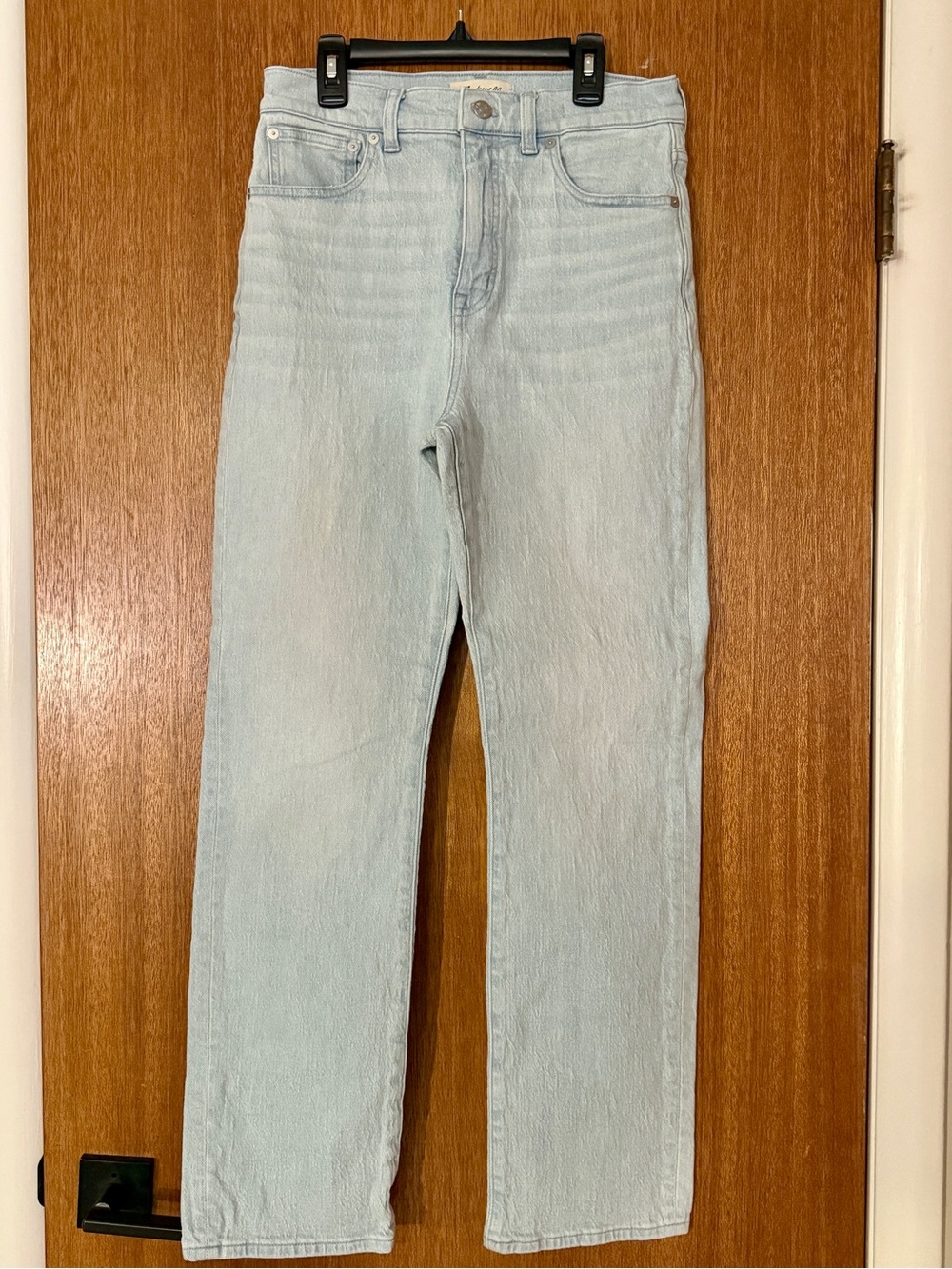 Madewell Light Blue Straight-Leg Jeans